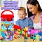 Arts and Crafts Supplies for Kids - Craft Art Supply Jar Kit for Student Age 4 5 6 7 8 9 10 Year Old Crafting Activity - Collage Arts Set for Toddlers Preschool DIY Classroom Home Project
